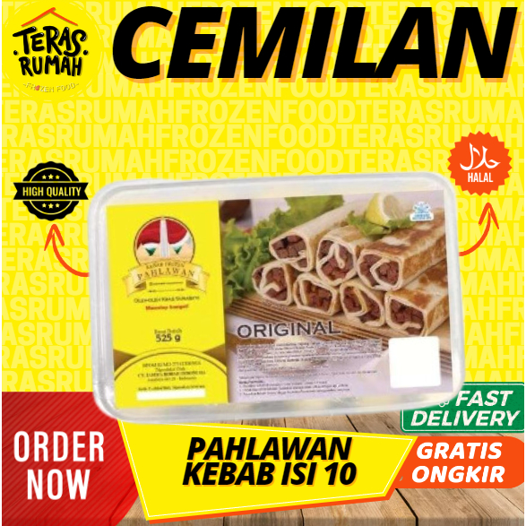 

KEBAB PAHLAWAN - ORIGINAL ISI 10 FULL DAGING