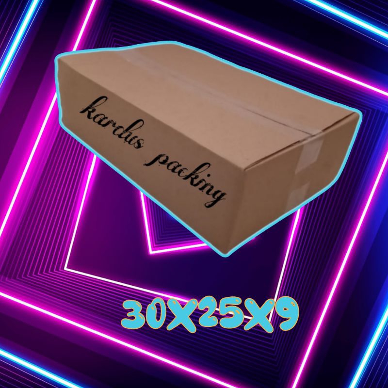 

kardus packing UK 30x25x9 kardus besar kardus kecil