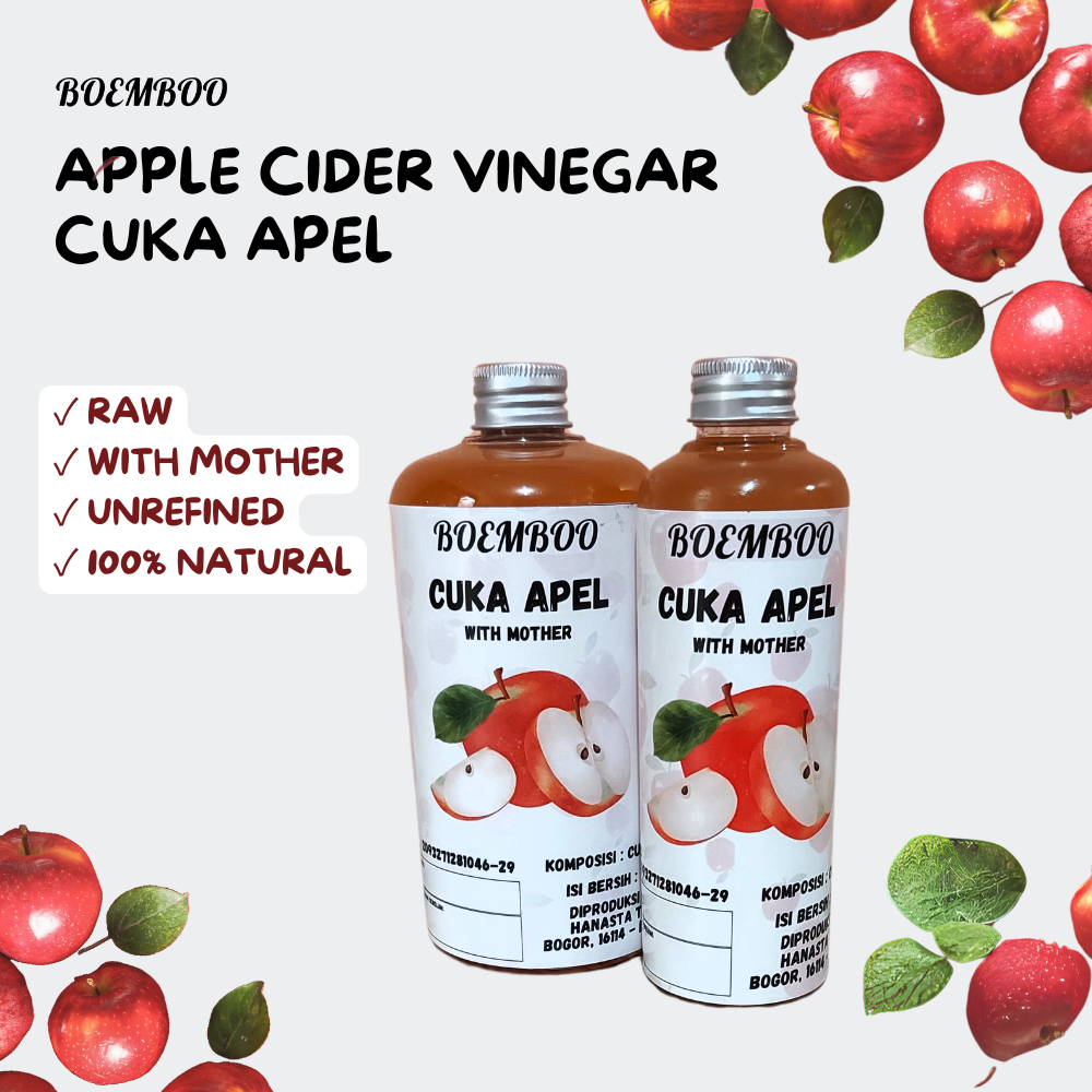 

CUKA APEL WITH MOTHER 250 ML Apple Cider Vinegar