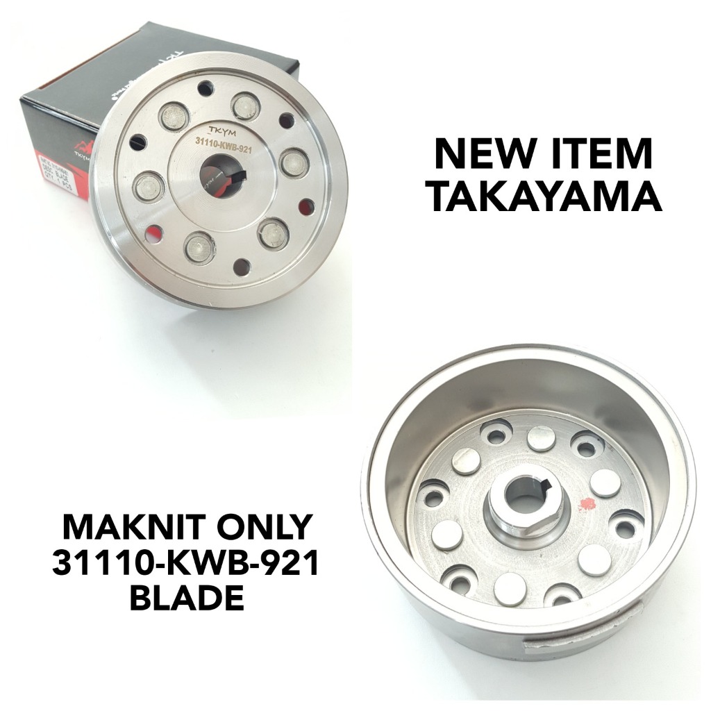 magnit only / flywheel honda blade ( 31110 - kwb- 921 ) presisi tebal berkualitas