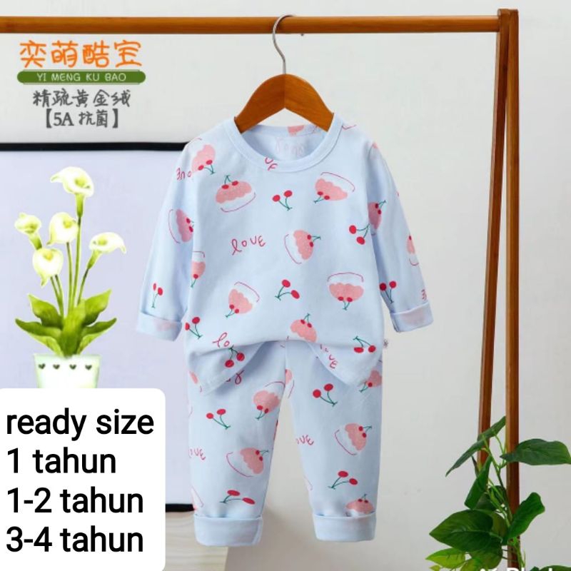setelan baju tidur anak KuBao