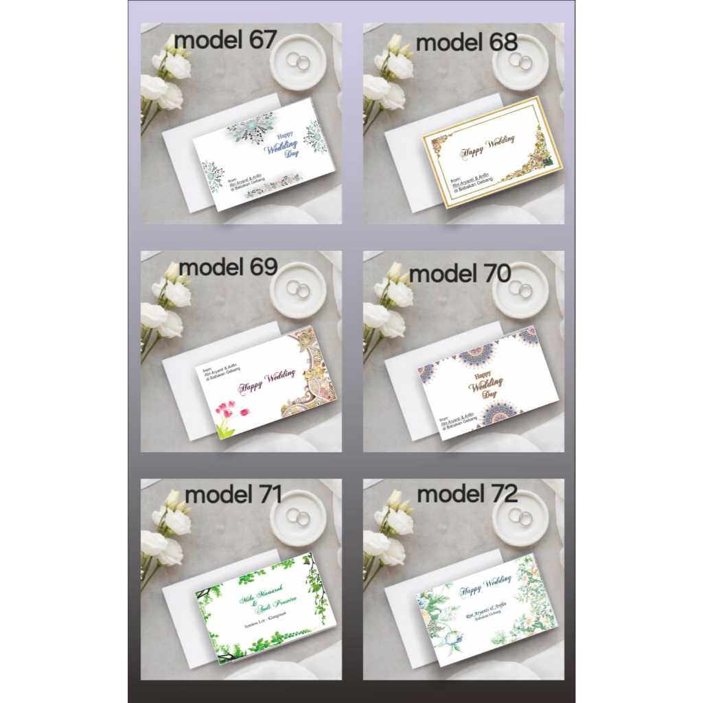 

(isi 25 pcs) Amplop Kondangan Custom Nama - Cantik - Mewah