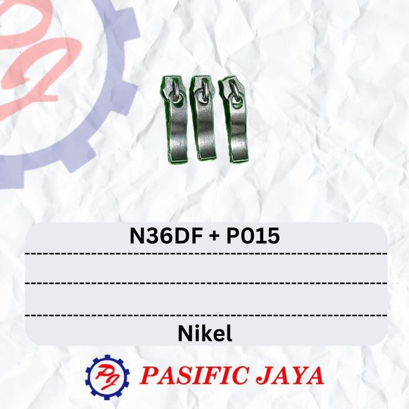 100 pcs kepala resleting no.3 terbalik