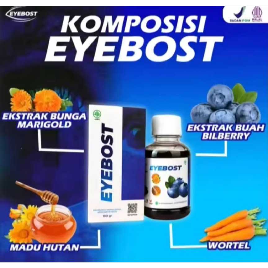 

Madu Eyebost Original Asli Mata Gatal Merah Bengkak Bintitan Jernih Cerah Minus Hilang Untuk Anak