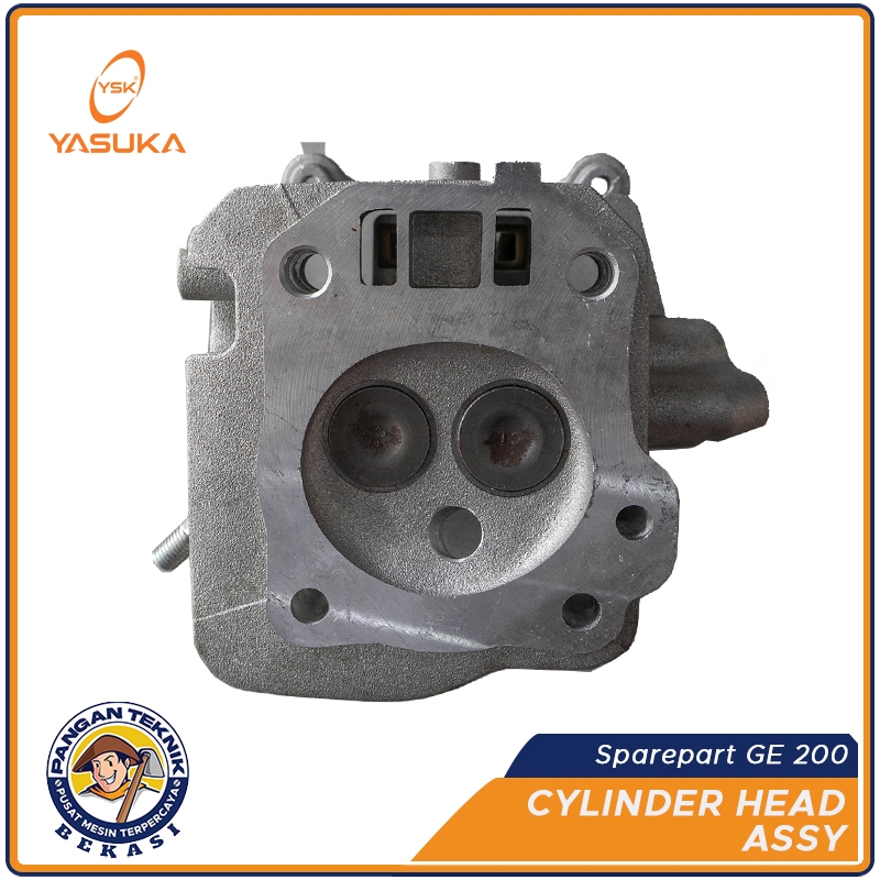 Cylinder Head Assy Gx 200 Yasuka | Sparepart Mesin Bensin YSK