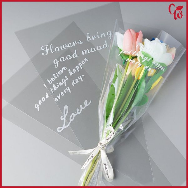 

Cellophane Single Rose Plastik Bungkus Bunga KB6156