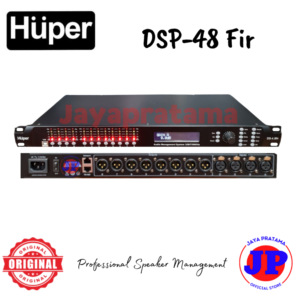 Huper DSP48 Fir DLMS Professional Speaker Management DSP-48Fir