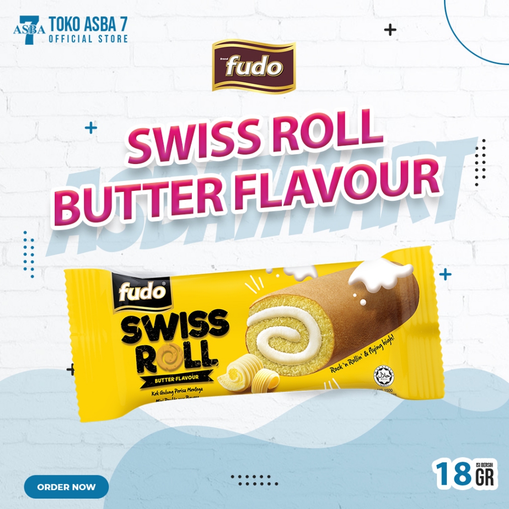 

FUDO SWISS ROLL BUTTER FLAVOUR 18G