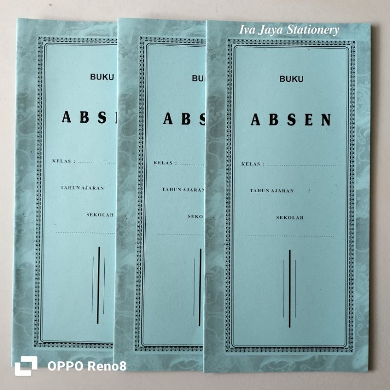 

Buku Absen Presensi Sekolah / Kantor