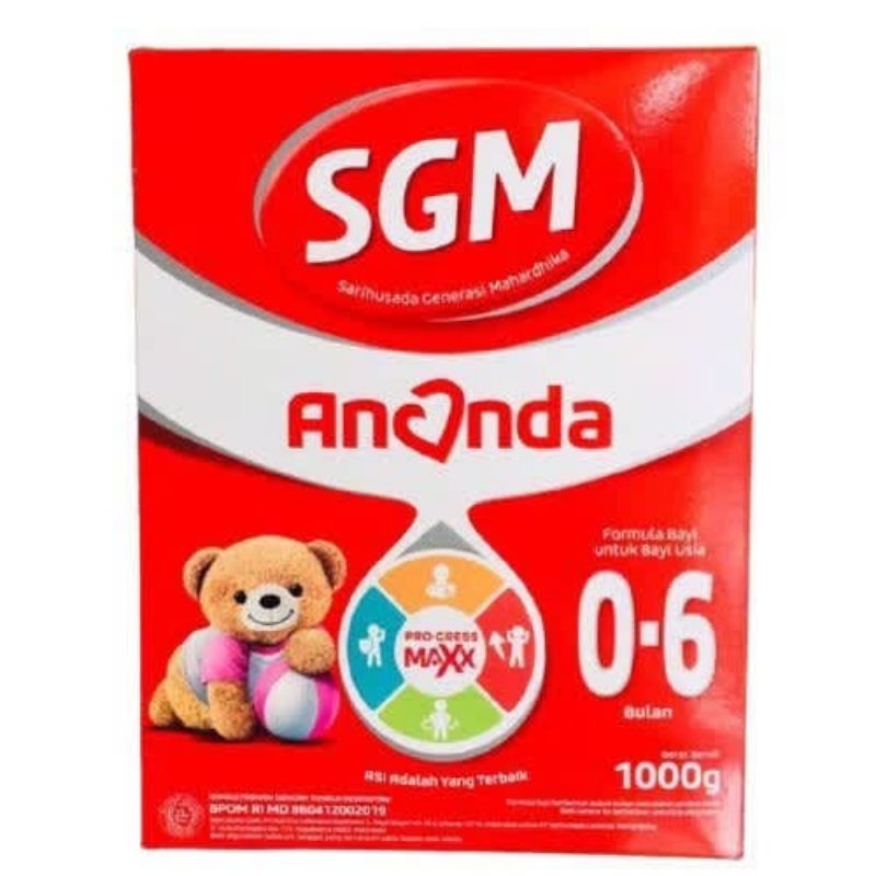 SGM Ananda 0-6 bulan 1000 gr/SGM 0-6 BLN 1 kg