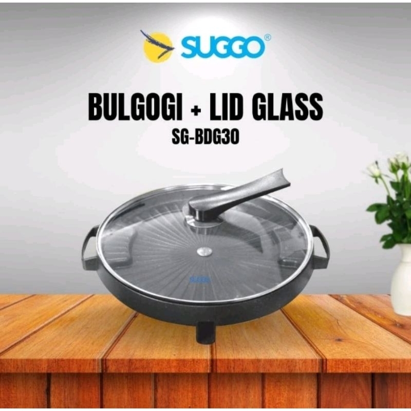 BULGOGI PAN SUGGO 32CM round grill pan suggo panggangan bulat panggangan teflon pemanggang teflon