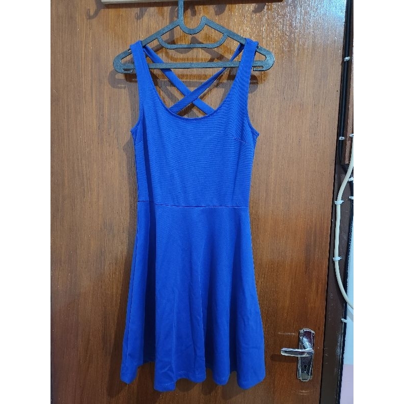Preloved dress biru