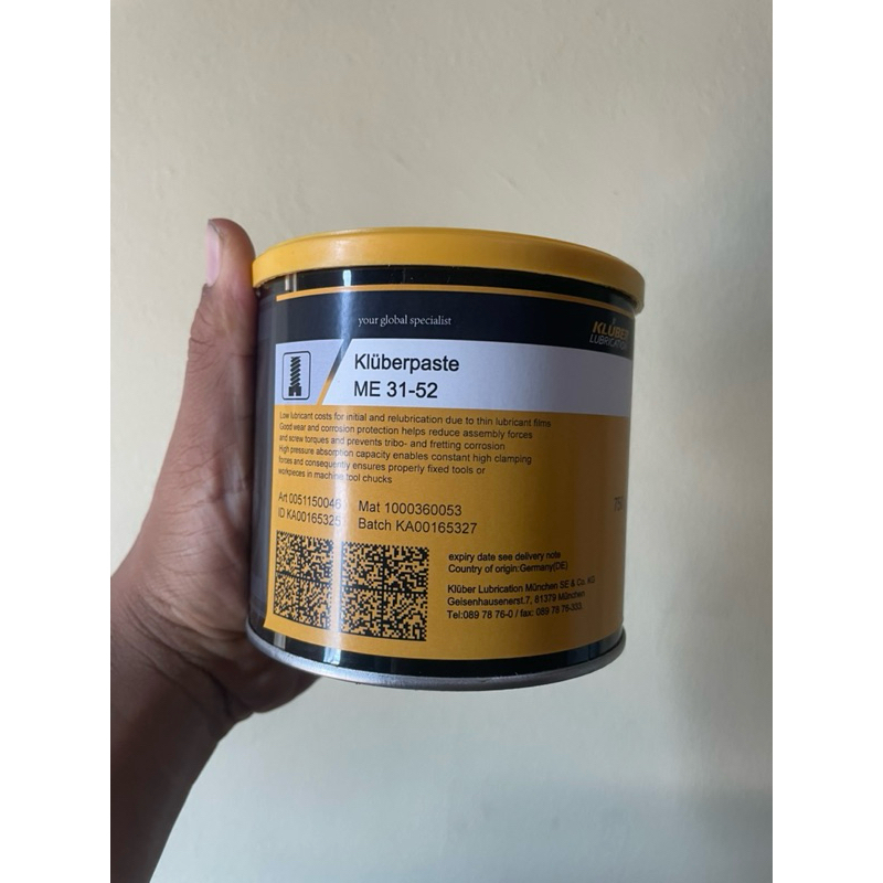 Kluber kluberpaste ME 31 52 750 gram