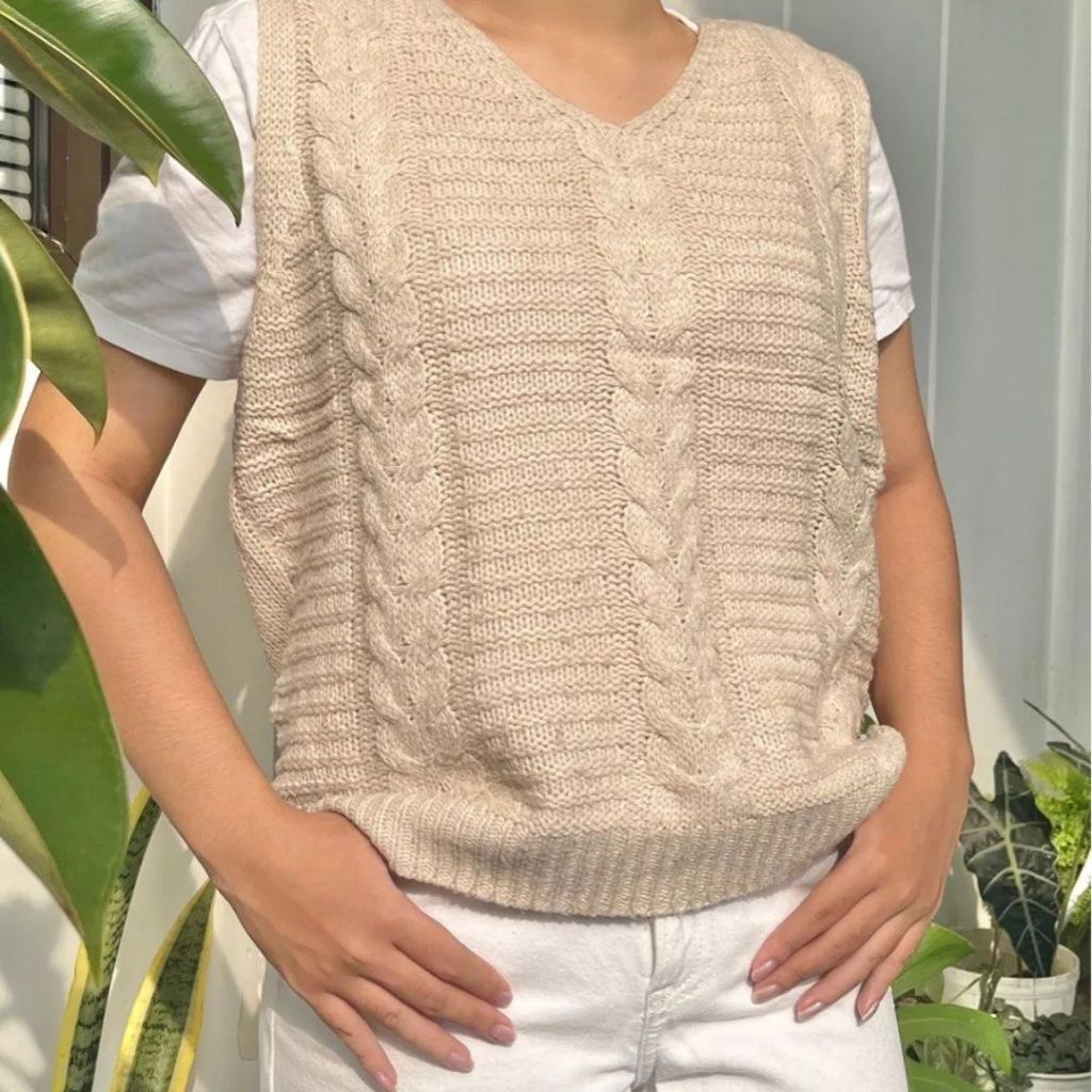 Vest knit premium preloved bekas