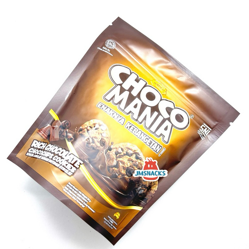 

[PROMO!!] Choco Mania Pouch 69gr Satuan - Biskuit Coklat Choco Chips nikmat enak termurah diskon viral mantap