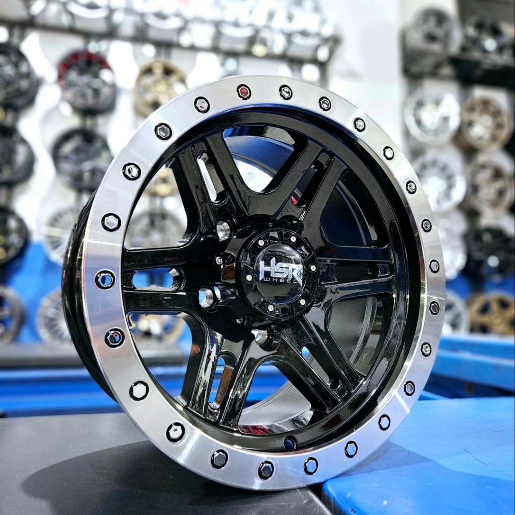 Velg mobil jeep jimny katana ring 15 HSR KWANYAR Lebar 8