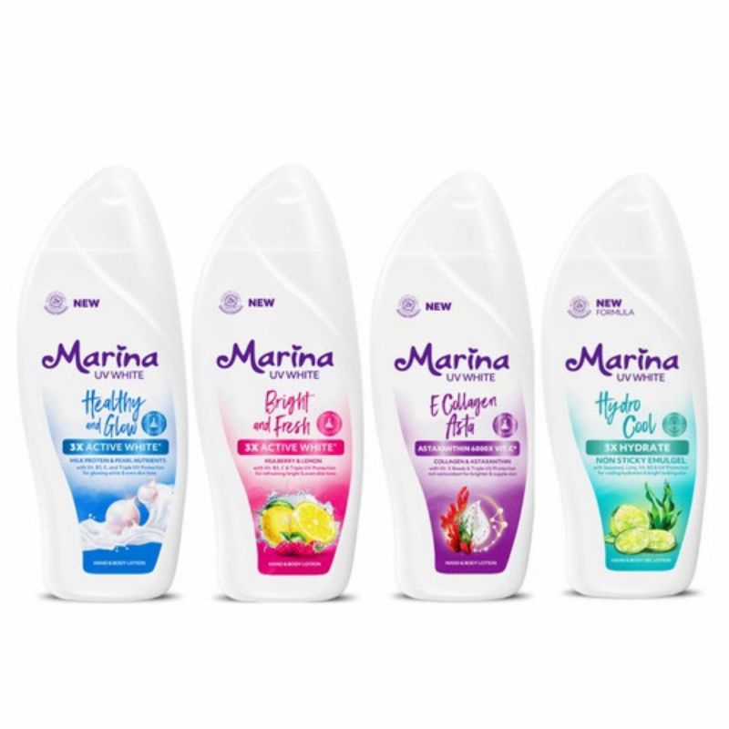 Marina UV White Hand & Body Lotion / Marina UV / Hand Body Marina / (1 PCS)