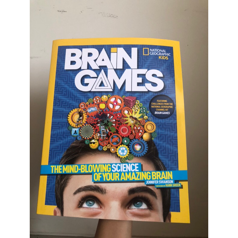 BUKU INGGRIS “BRAIN GAMES” - NATGEO KIDS (PRELOVED BUT GOOD CONDITION)