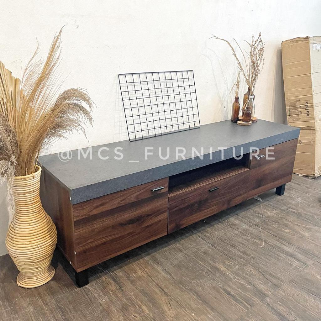 Meja Bufet TV Scandinavian Lemari  Mebel Furniture Kendal Demak Semarang (SUDAH ONGKIR SEBENARNYA)
