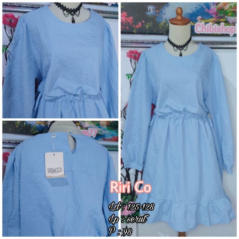 Baru dress jumbo big size oversize dress korean style riri n co