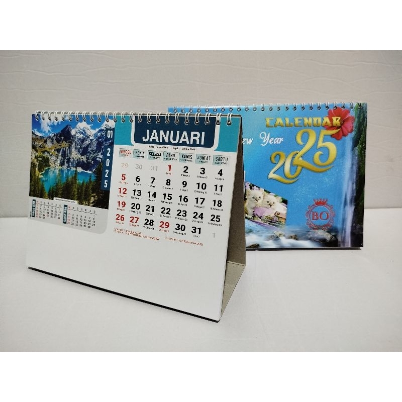 

kalender MEJA / DUDUK ukuran standar tahun 2025