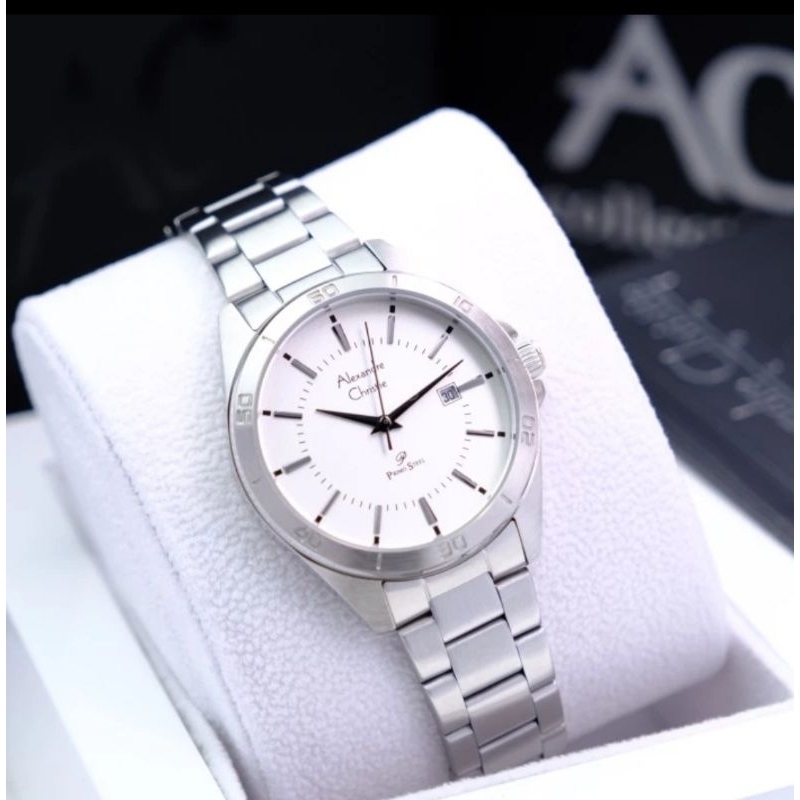 Jam Tangan Wanita Original Alexandre Christie AC1011LD Rantai