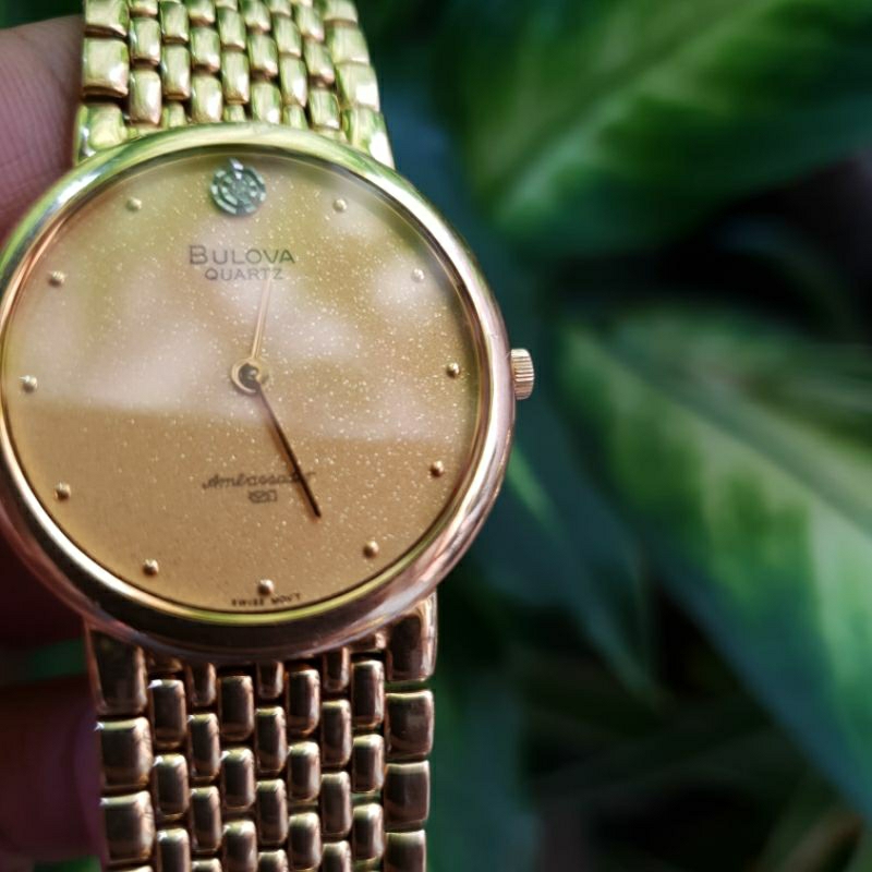 jam original ,dress watch bulova ambassador quartz