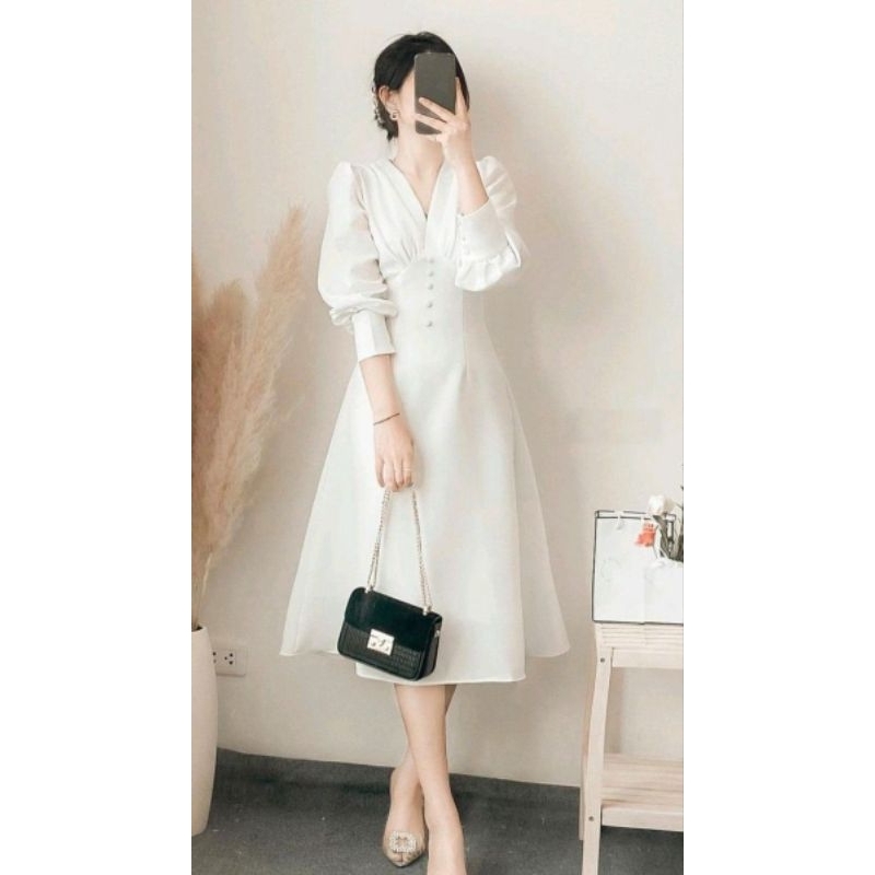 dress wanita korean style /dress pendek wanita/gaun pesta wanita korean style