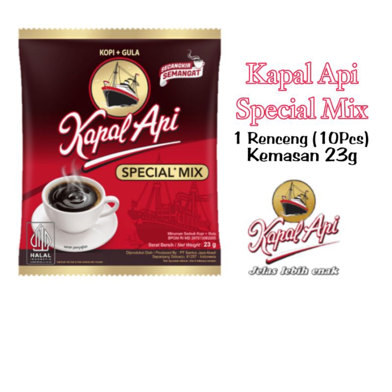 

Promo!!! Kapal Api Special Mix 1 Renceng Kemasan 23gram