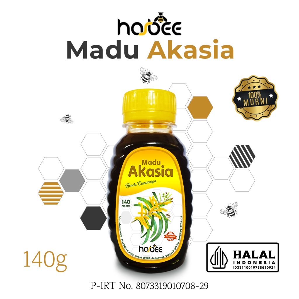 

Madu Akasia Hasbee - Akasia Riau - Madu Murni 140gr