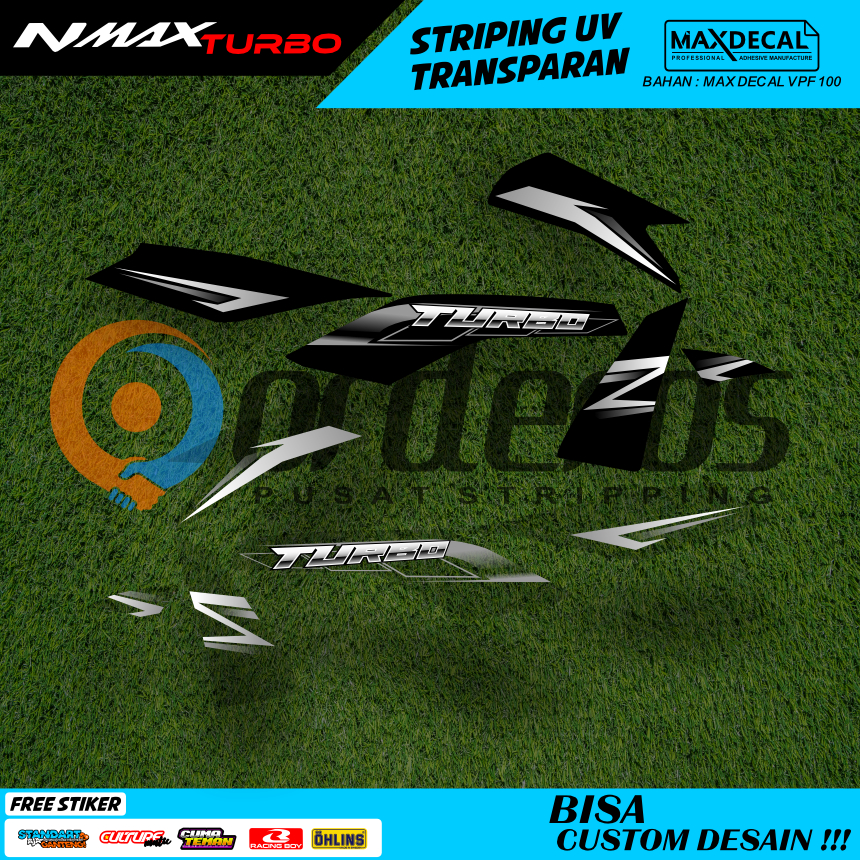 striping nmax turbo new thailand transparan old modifikasi motif api minimalis racing stiker nmax