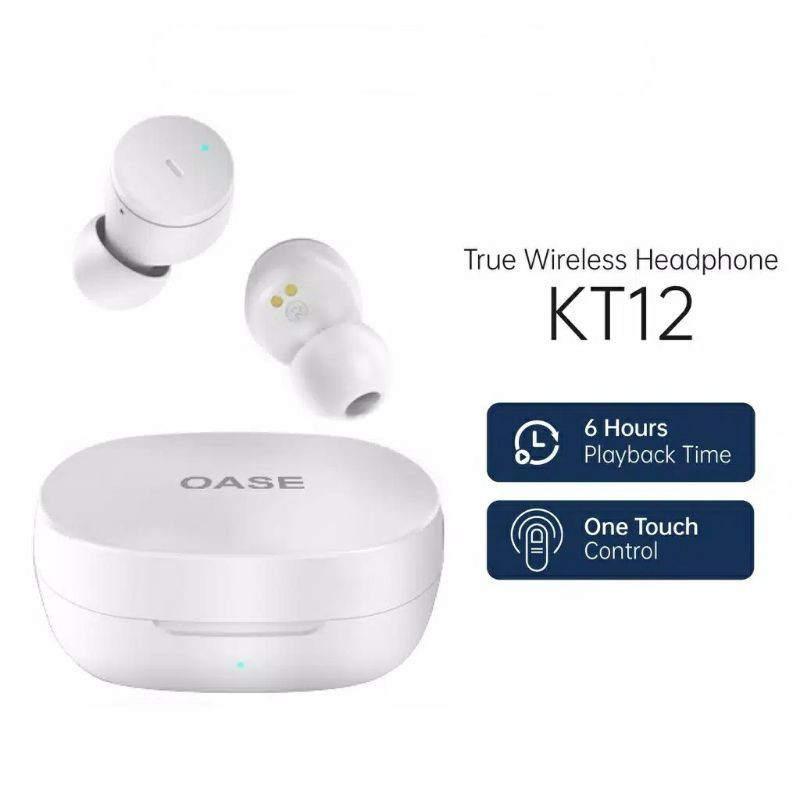 OASE TWS KT12 EARPHONE WIRELESS BLUETOOTH