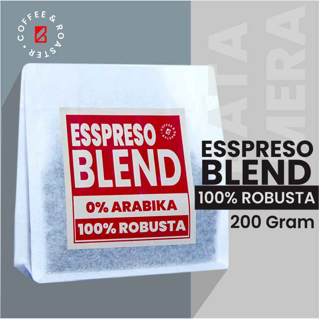 

House Blend | Espresso Blend | 100% Robusta 200gram, Biji Kopi, Kopi Bubuk