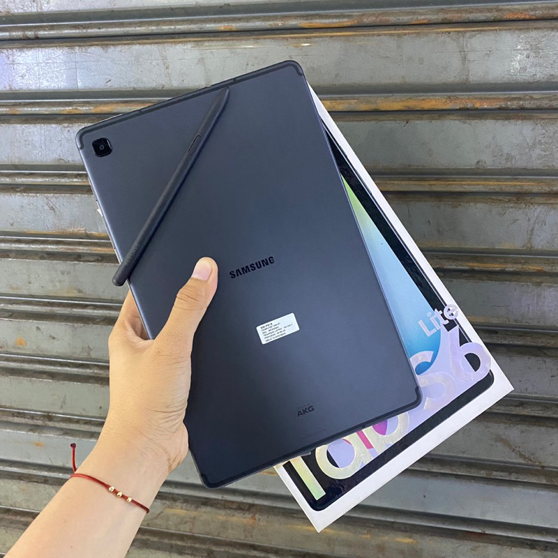 Samsung tab S6 Lite 4/128gb second bekas pakai resmi sein fullset original versi snapdragon