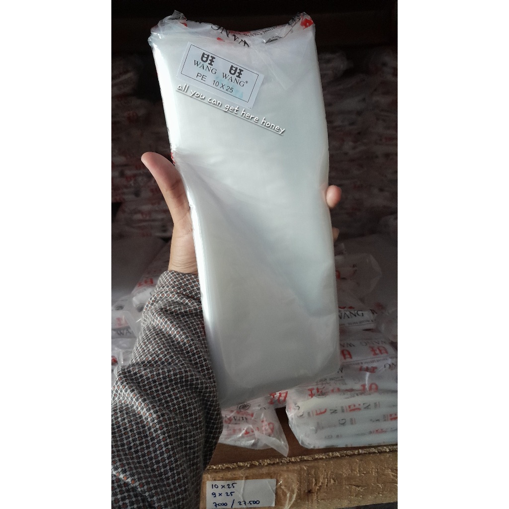 Plastik Es PE Ukuran 10x25 cm