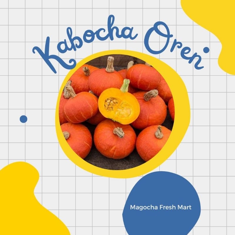 

Kabocha Oren / Labu Kuning / Labu Hallowen /Labu manis