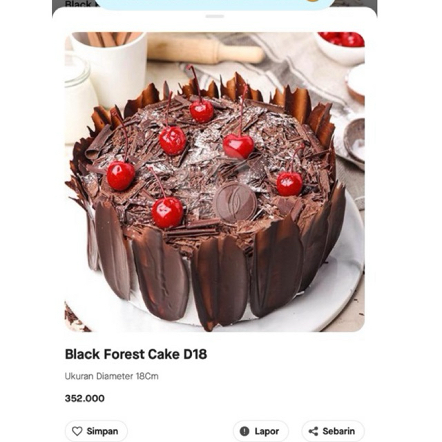 

kue ulang tahun black fores