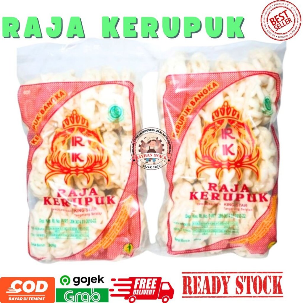 

RB Kerupuk Bangka RAJA KERUPUK Ikan Tenggiri ( isi 18 pcs ) - Best Seller Paling dicari