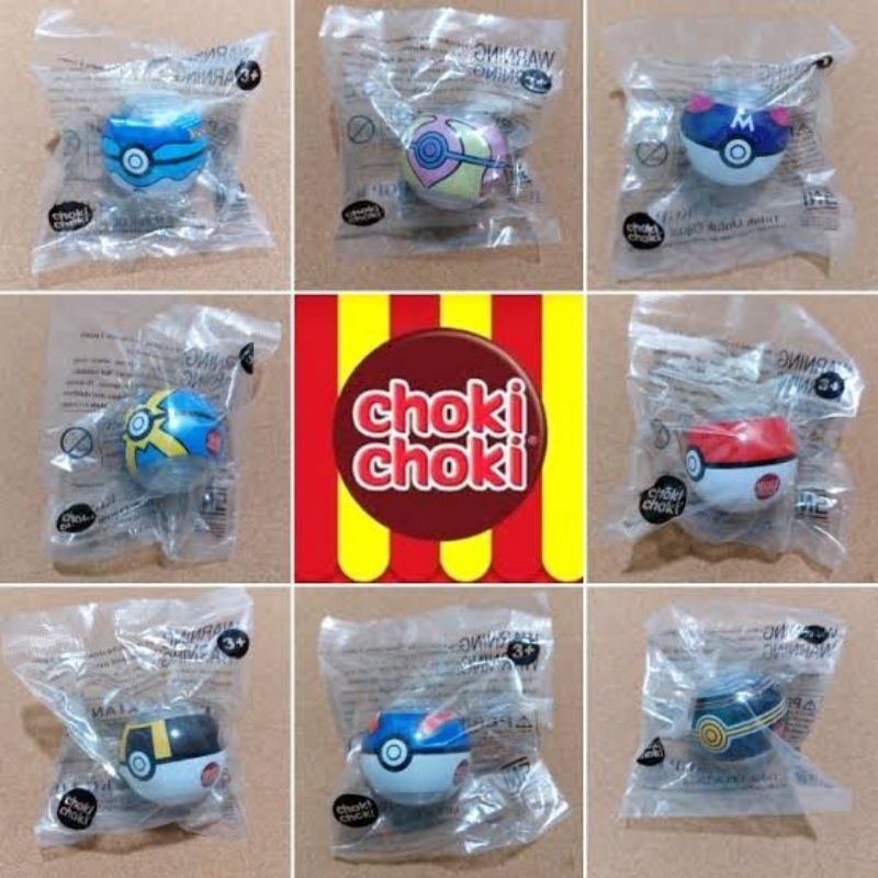 BOLA BUNDAR SPINNER POKEMON HADIAH COKLAT CHOKI-CHOKI X POKEMON