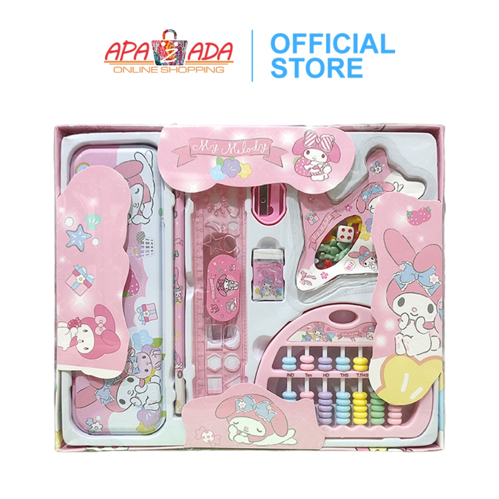 

Ay00! Apazada - Paket Alat Tulis Set 7 in 1 Karakter Sanrio / Stationery Set Untuk Hadiah Anak