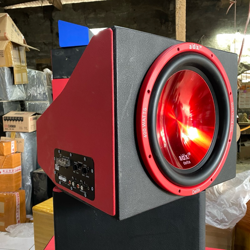 Subwoofer Aktif Bass Box 12inch khusus NEW CARRY AC Subwoofer ADX DELTA MAX 400watts 12volt