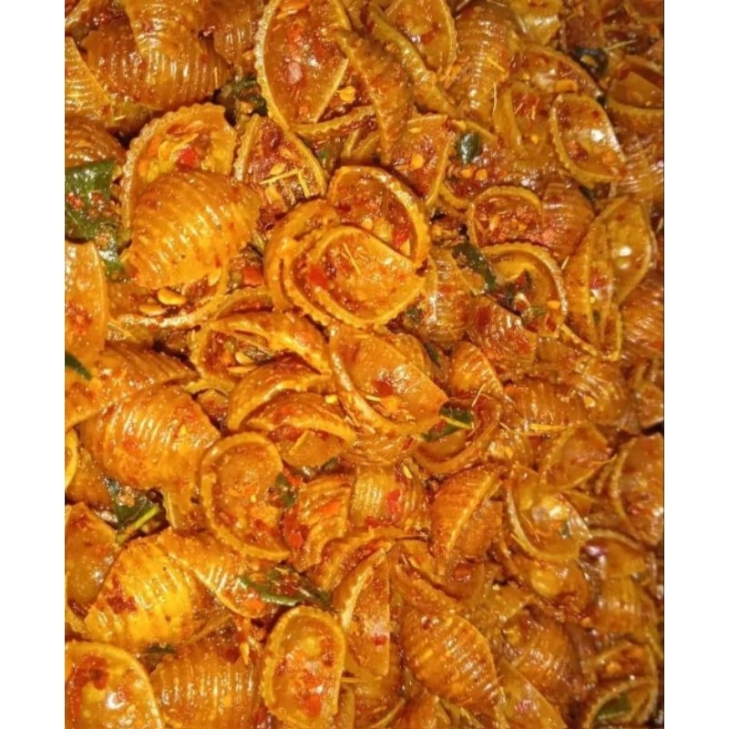 

makaroni kerang pedas 500gr
