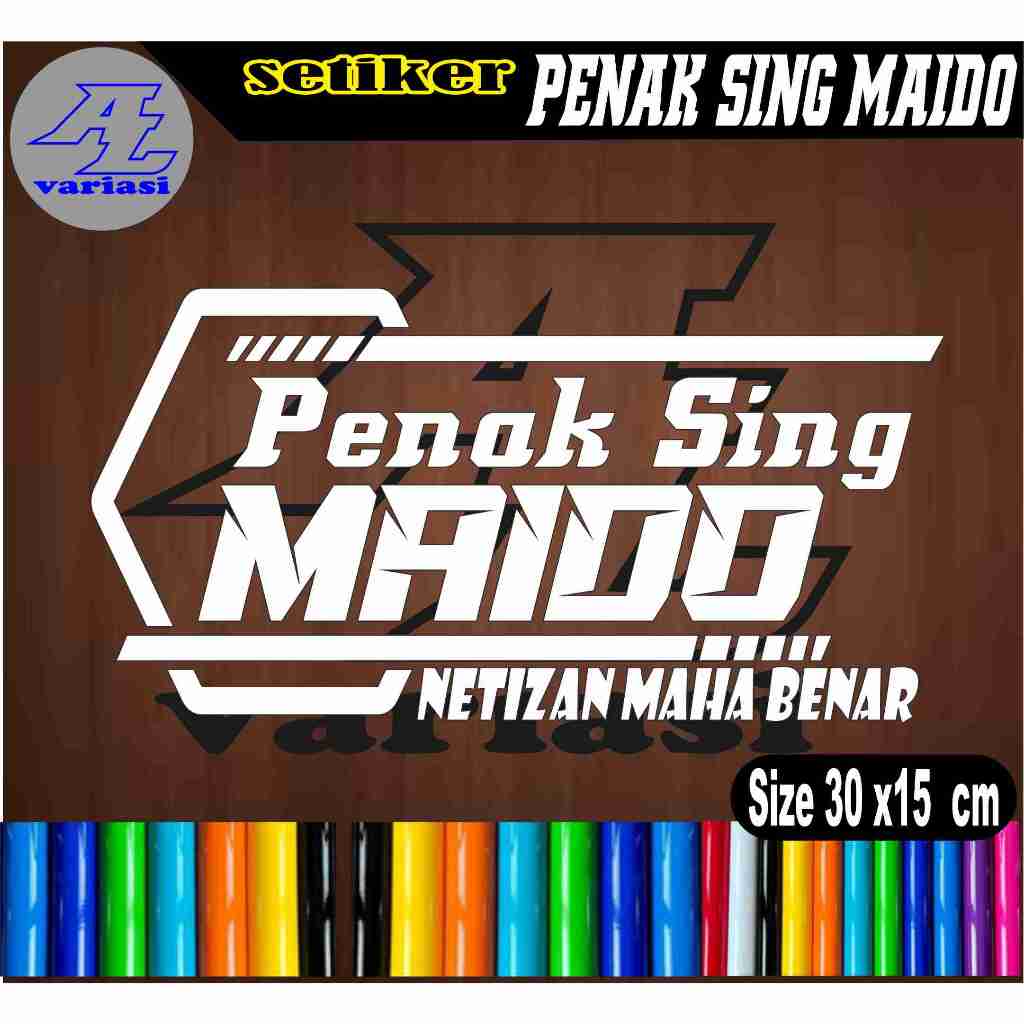 

CUTTING SETIKER PENAK SING MAIDO DENGAN UKURAN 30X15CM