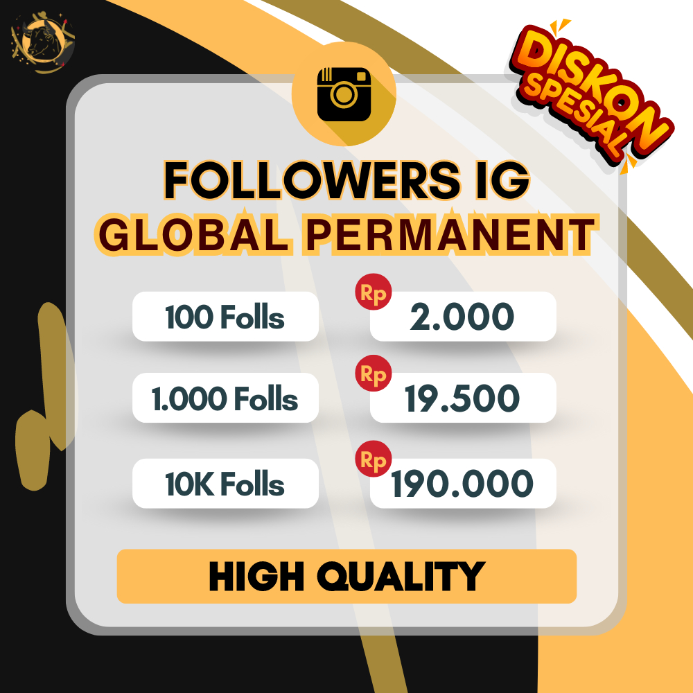 FOLLOWERS IG BULE GLOBAL PERMANENT 100% - NO DROP FOLLOWER INSTAGRAM