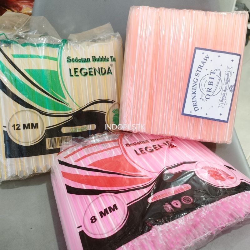SEDOTAN PLASTIK sedotan Boba sedotan pop ice