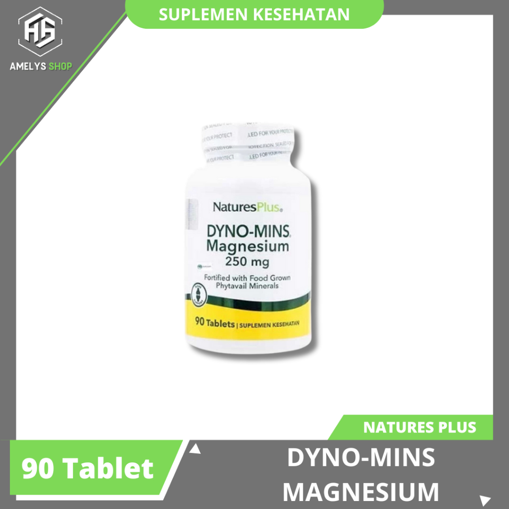 Natures Plus - Dyno mins Magnesium isi 90 Tablets