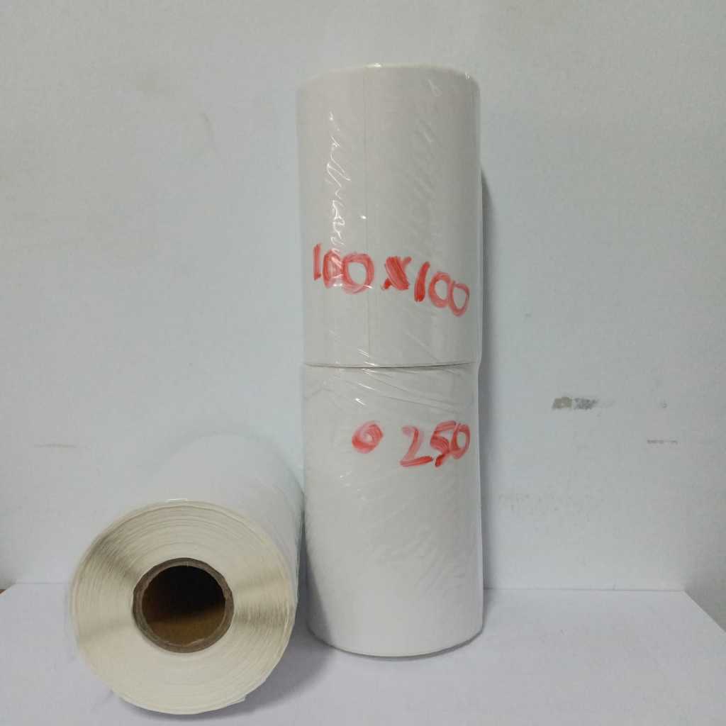 

Thermal Label Sticker 100x100mm isi 250pcs core 1 inch