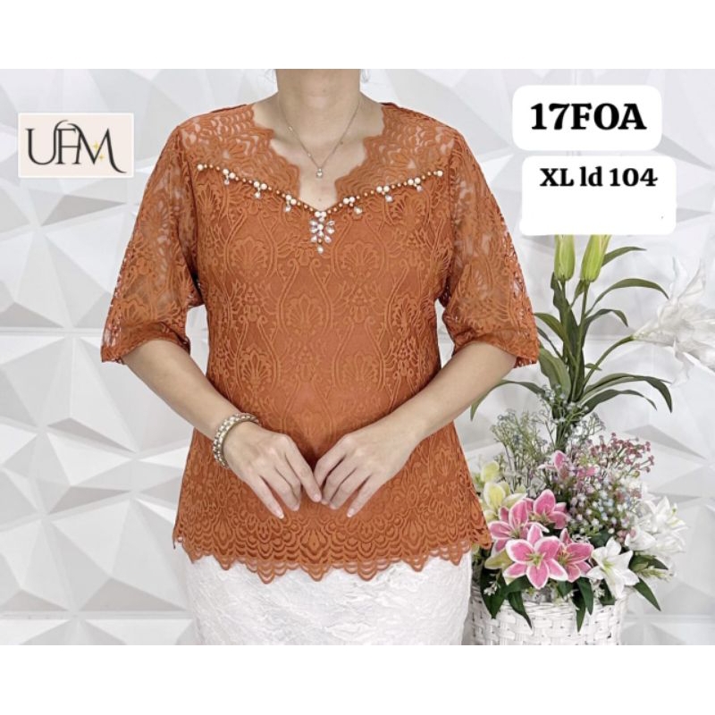 Atasan Brokat Kebaya Blus Pesta