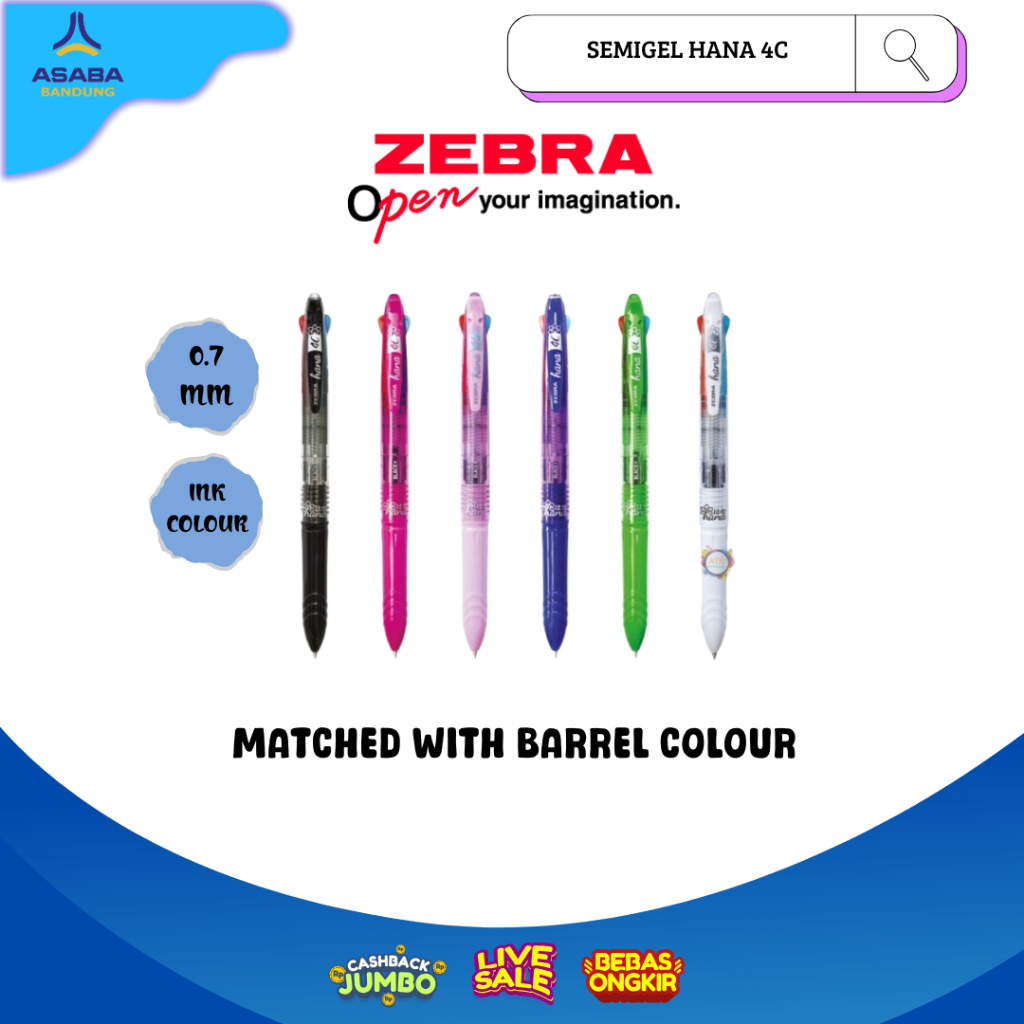 

Asaba Bandung - Zebra Multifunction Semigel Hana 4C