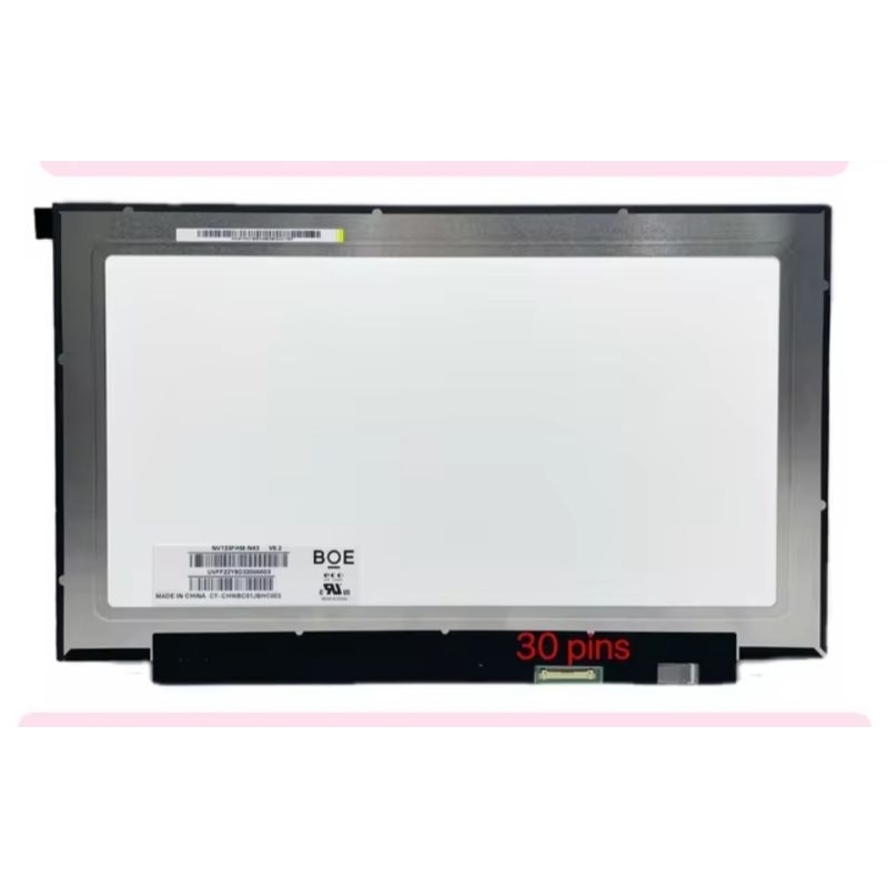 Layar LED LCD Laptop 13.3 inch 30 Pin NV133FHM-N43 NV133FHM-N61 NV133FHM-N62 Full HD